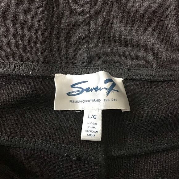 Seven7 Charcoal Gray Pull On Ponte Leggings L - Picture 9 of 11